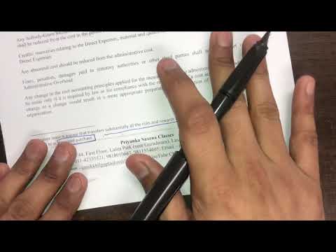 Cost Accounting Standard 11 Administrative Overheads