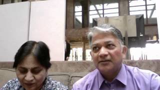 preview picture of video 'Aruna & Hari Sharma in Hotel Rosedale Suites, Beijing May 13th, 2012.mov'