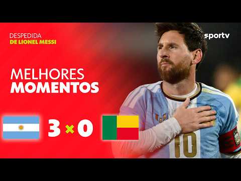 Gols e melhores lances de Argentina x Benin