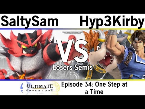 TUA: Episode 34 - SaltySam (Incineroar) vs. Hyp3Kirby (Bowser, Richter) - Losers Semis