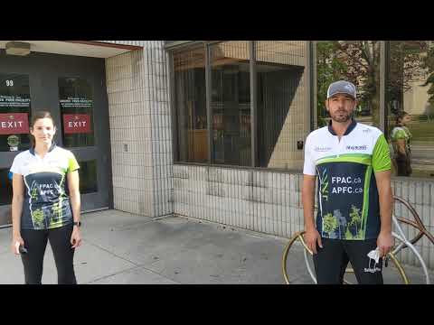 Lisa Weagle and John Epping at the Cameron's Brewing Mixed Doubles