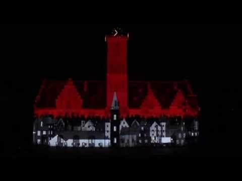 'Stad in As' ('City to Ashes') in Dendermonde, Belgium