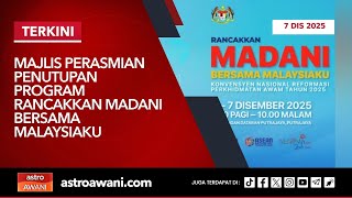 Download lagu [LANGSUNG]Majlis Perasmian Penutupan Program Rancakkan MADANI Bersama Malaysiaku |7 Disember 2025 mp3