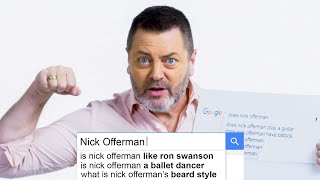 Nick Offerman Answers the Web's Most Searched Questions | WIRED video