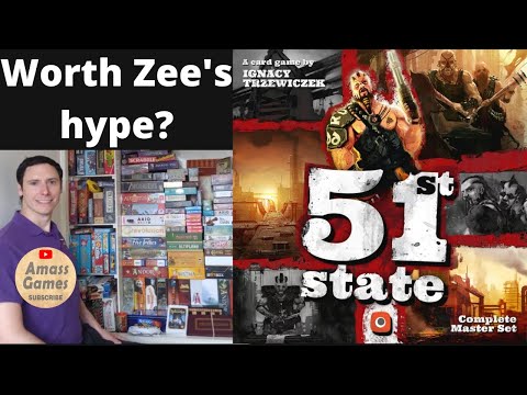 51st State board game.How to set up, play and review by * AmassGames * Complete Master Set 4K Portal