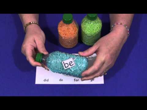 Screenshot of video: Sight word bottles