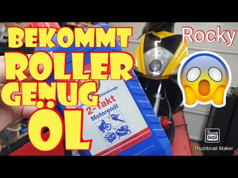 Roller öl Zufuhr kontrollieren / bekommt mein Scooter genug Öl funktioniert meine Ölpumpe
