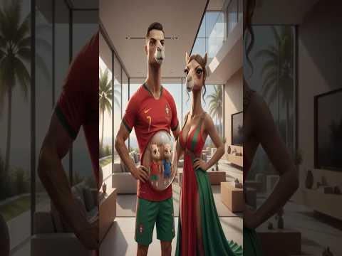 Brainrot Daddy & Mommy ⚽❤ #baby #brainrot #pregnancy #messi  #ronaldo #mbappe #haaland