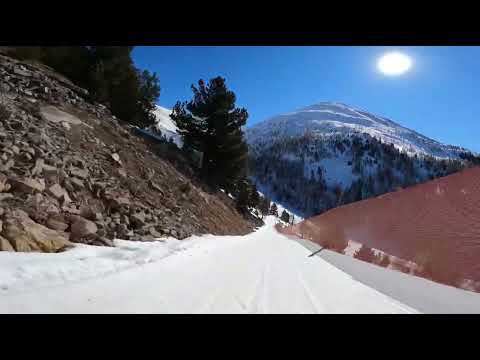 Muottas Muragl Sledding. The steepest hardest sledding we had.