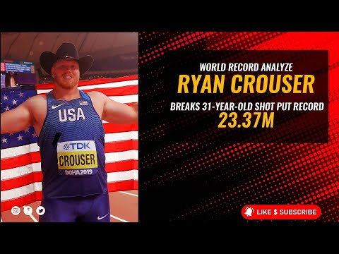 Ryan Crouser Breaks 31-year-old Shot Put World Record