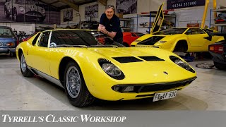 Black Forest Lamborghini Miura S Renaissance: A Masterpiece in Motion | Tyrrell's Classic Workshop