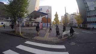 preview picture of video '8:05am 名駅 & 100メートル道路 Nagoya Stn. & 100M Road GoPro Hero4'