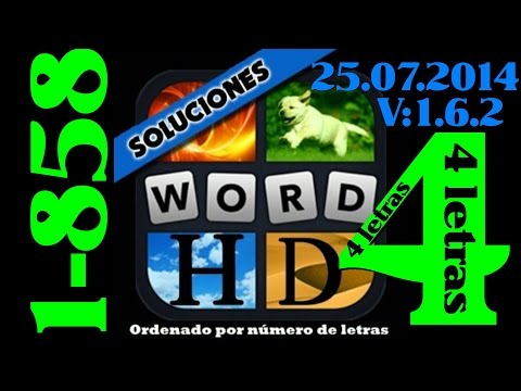 4 Fotos 1 Palabra | Todas las soluciones de 4 letras (1-858)