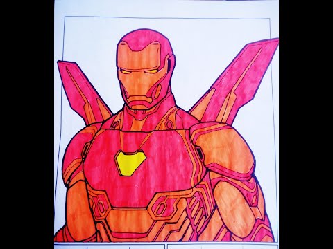 Winged Iron Man | Superhero Coloring Pages | Marvel Character | MADZI - Lets Play [NCS Release]