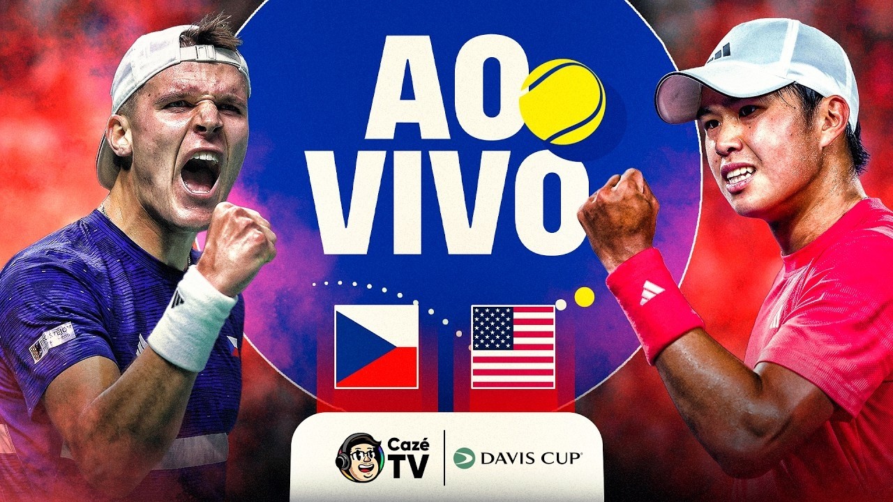 EVENTO COMPLETO: TÊNIS | TCHÉQUIA X EUA | COPA DO MUNDO DE TÊNIS
