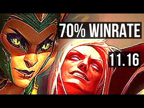 CASSIOPEIA vs VLADIMIR (MID) | 8/0/2, 70% winrate, Legendary | EUW Master | v11.16