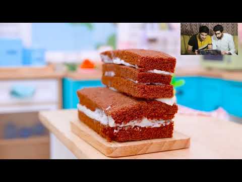 Make miniature softest chocolate sofa 🛋 step by step in mini kitchen 😋 [ASMR cake 🎂  decorating idea