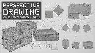 Perspective Drawing 9 - Rotating Objects in Perspective (Part 1)