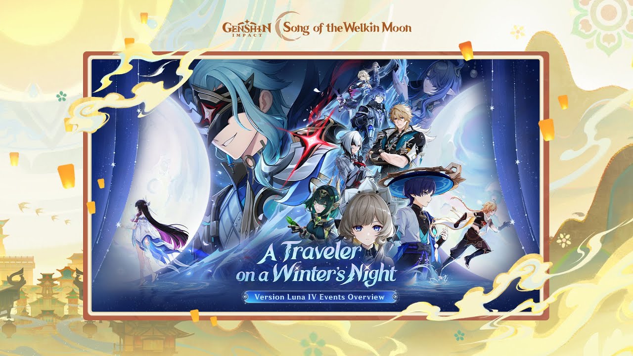Version "Luna IV": "A Traveler on a Winter's Night" Events Overview | Genshin Impact #Columbina