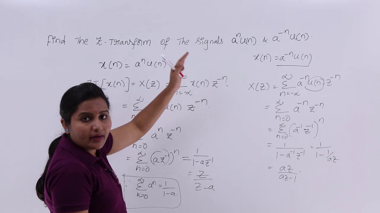 Z-Transform of Basic Signal Problem Example 3