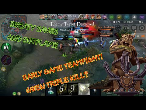 DOMINATED EARLY GAME AS PHINN SUPPORT | LATE GAME WAS SO SWEATY!  |VAINGLORY 5V5 RANKED SOLO QUEUE