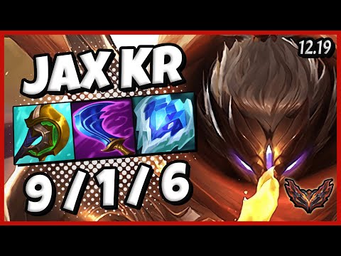 Jax vs Maokai [ TOP ] KR Grandmaster Patch 12.19 Season 12 💥
