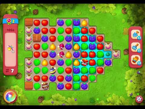 GardenScapes Level 4056 no boosters (17 moves)