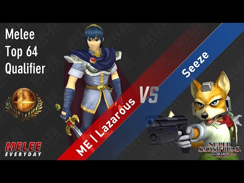 Aegis - ME | Lazarous (Marth) vs. Seeze (Fox) - SSBM - Singles Pools - Top 64 Qualifier