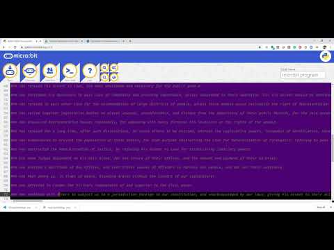 Making Comments In Microbit Python Code With Less Memory