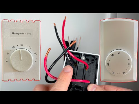 Cadet & Honeywell 4 Wire Thermostat 240V Hookup & Calibration