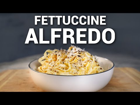 Easy Fettuccine Alfredo Pasta Recipe