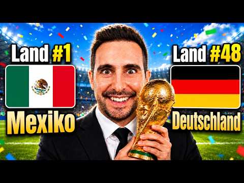 Ich spiele die WM 2026 mit JEDEM Land