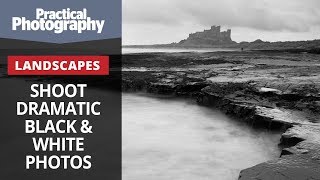 How to shoot dramatic black and white landscape photos at Bamburgh castle (road trip part 5)