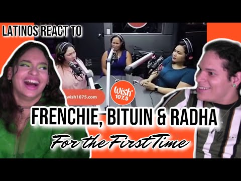 Latinos react to Frenchie, Bituin & Radha cover Pen Pineapple Apple Pen LIVE ON THE WISH BUS😂🤦‍♀️