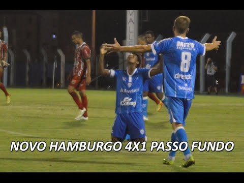 Gols da vitória do Novo Hamburgo sobre o Passo Fu...