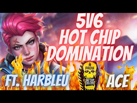5v6 HOT CHIP CHALLENGE DOMINATION - Ft. Harbleu & AceOFSpades