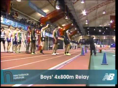 Boys 4x800m Heat 3 - New Balance Indoor Nationals 2011