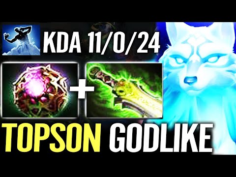 🔥 TOPSON Crystal Maiden GODLIKE MID — Octarine + Ethereal Blade 11/0/24 Frostbite Forever Dota 2 Pro