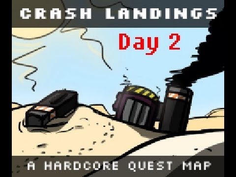 Minecraft [HQM] Crash Landing - Day 2