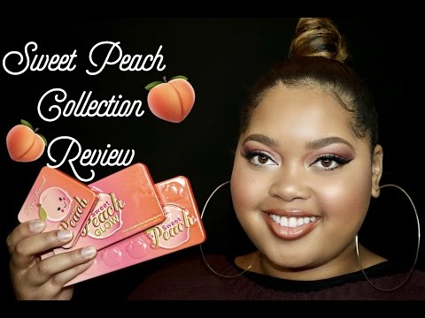 Too Faced Sweet Peach Collection 🍑 Review + Swatches + Tutorial | KelseeBrianaJai Video