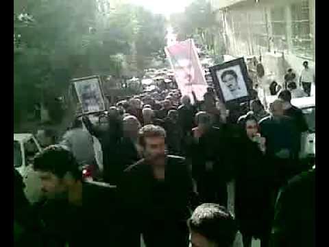 Kianoosh Aasa's Funeral killed during Iran Protests June 2009