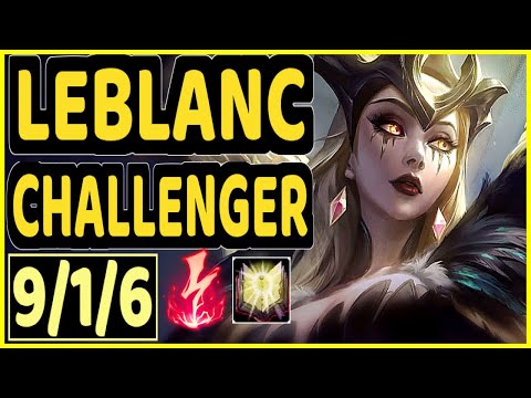 MINIDUKE (LEBLANC) - 9/1/6 KDA CHALLENGER GAMEPLAY - EUW