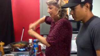 Jennie Cooks with the Jeremy Ray Valdez of Mission Park video