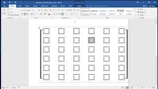 How to type a matrix larger than 3x3 in Word