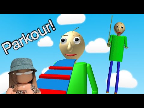Faccio il parkour di Baldi!!!