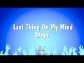 Last Thing On My Mind Steps Karaoke Version