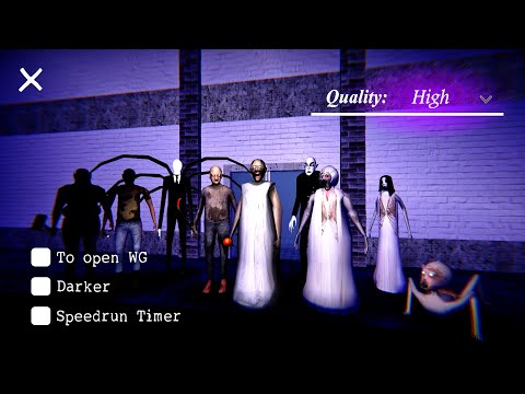 Granny The Mall (All Enemies) - Full Gameplay