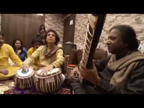 Green Room Fun Ustad Shahid Parvez Khan( Sitar ) with Ustad Zakir Hussain (Tabla)