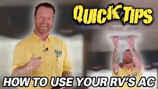 How to Properly Use The Air Conditioner (AC) in Your Camper | Pete's RV Quick Tips (CC)