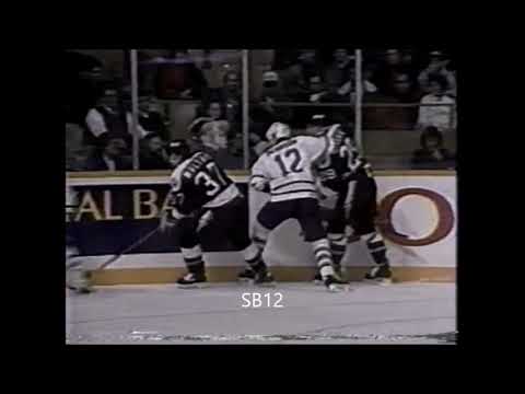 Wendel Clark hit Steve Maltais Nov. 24/1992